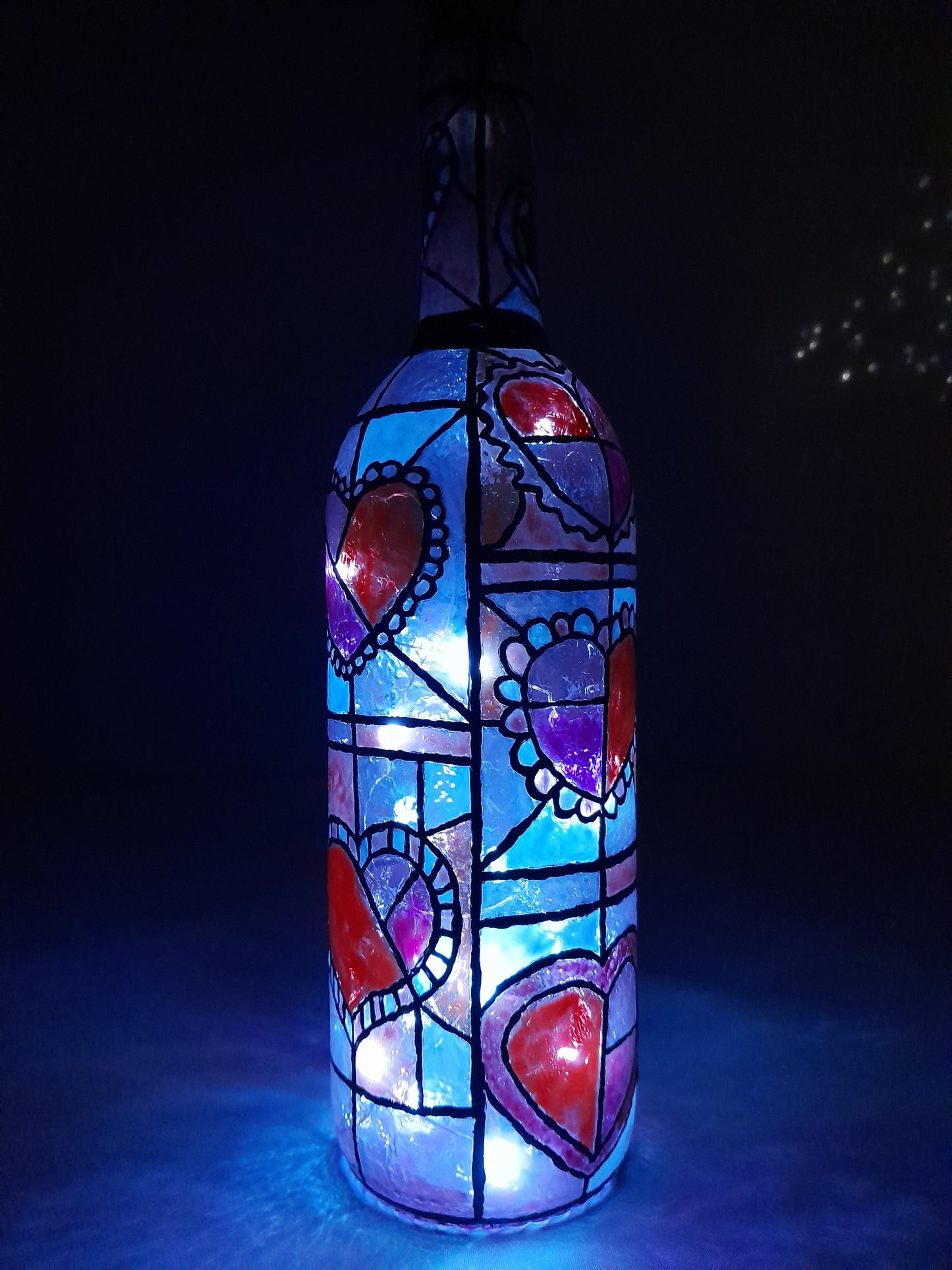 *sold* Heart Wine Bottle