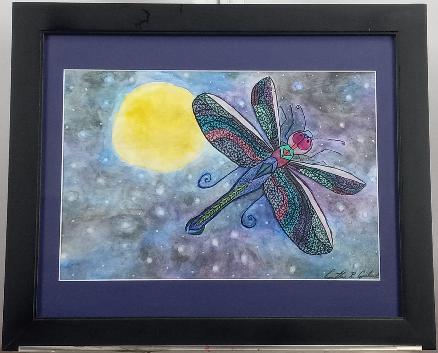 Lunar Dragonfly In Flight