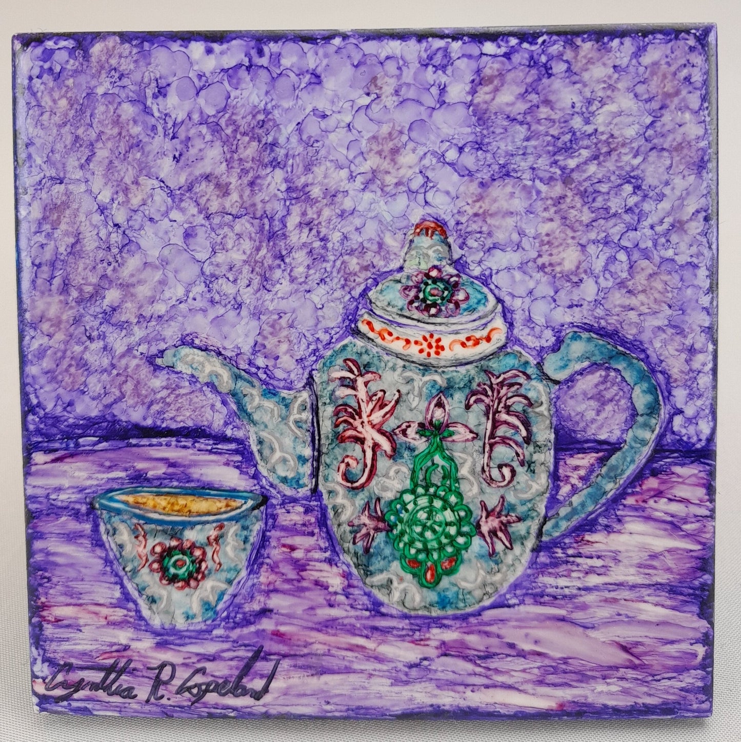 *sold* Teapot And Cup