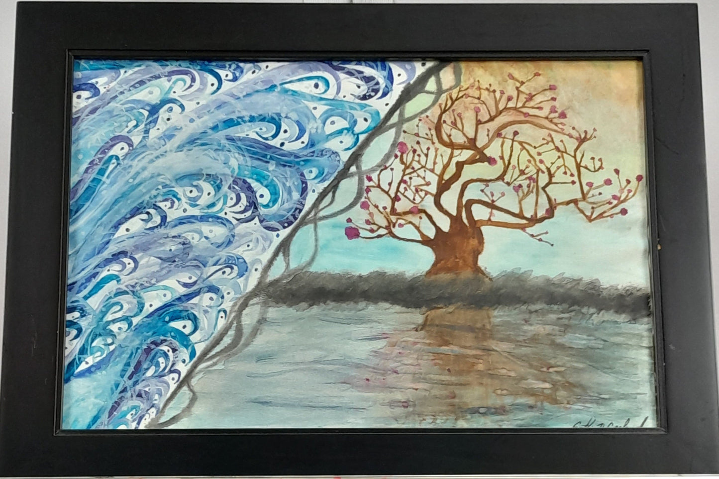 The Ocean & The Cherry Blossom Tree