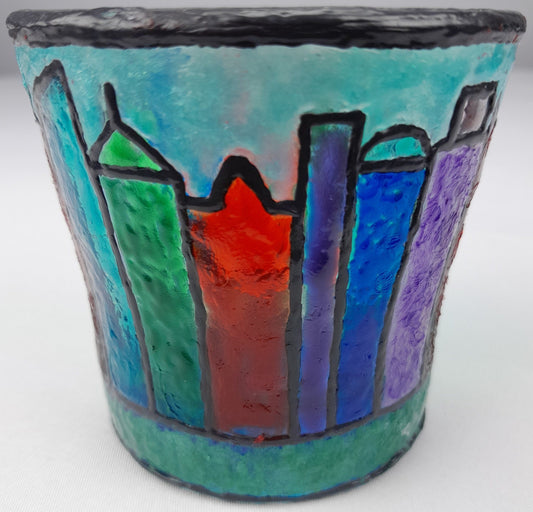 Cityscape Candle Holder