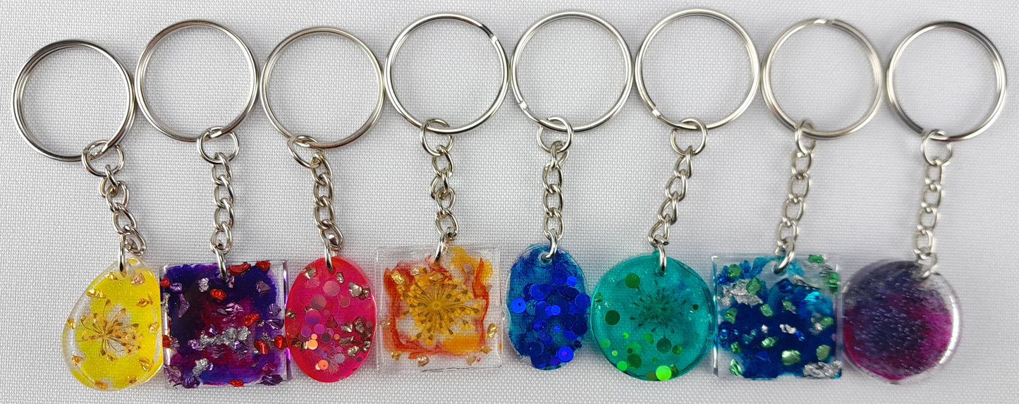 Epoxy Resin Keychains